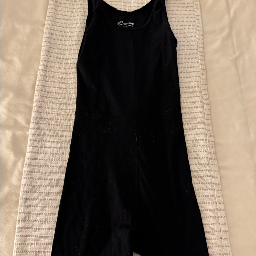 SET Active Black Romper Size Small